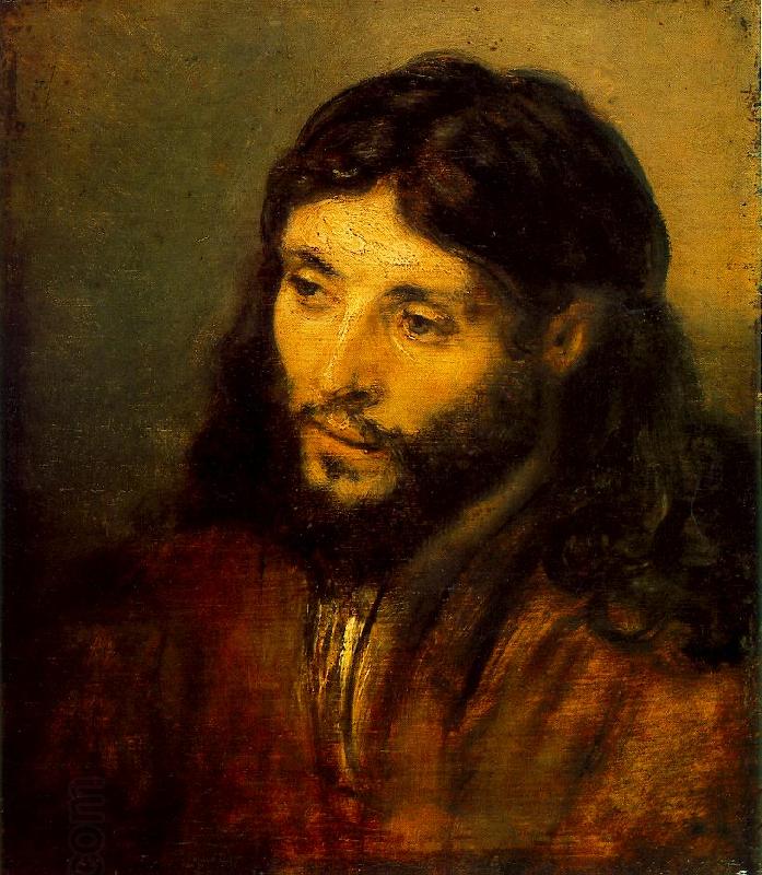 REMBRANDT Harmenszoon van Rijn Young Jew as Christ China oil painting art